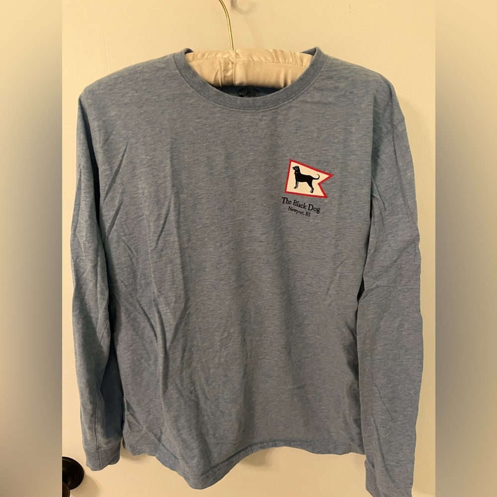 The black dog LS TEE KIDS SIZE LG! Like new!